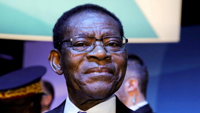 El presidente de Guinea Ecuatorial, Teodoro Obiang