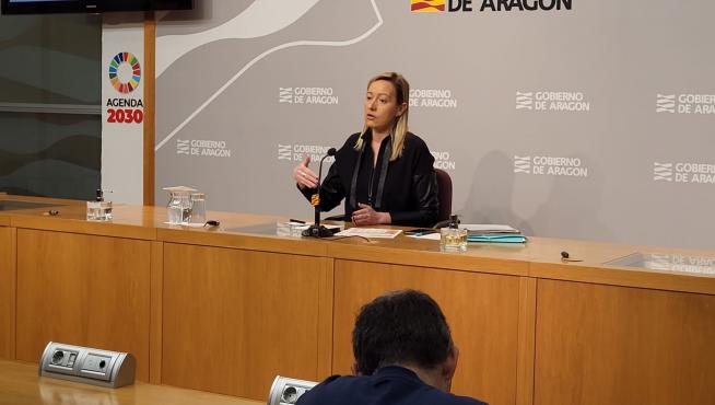 Rueda de prensa de Marta Gastón para valorar los datos del paro