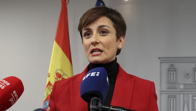 La ministra portavoz, Isabel Rodríguez,