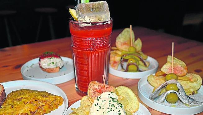 Surtido de la carta de aperitivos de Ginger.
