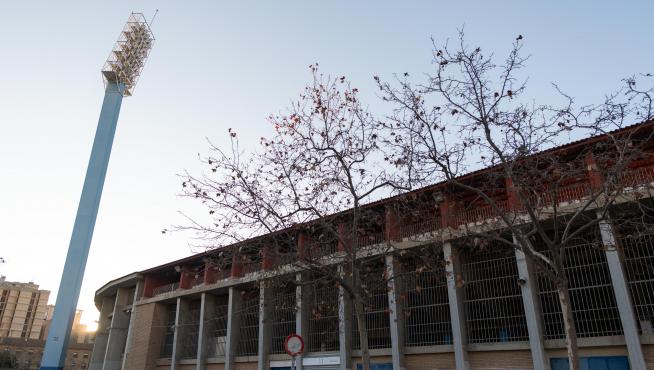 Foto del estadio municipal de La Romareda en Zaragoza