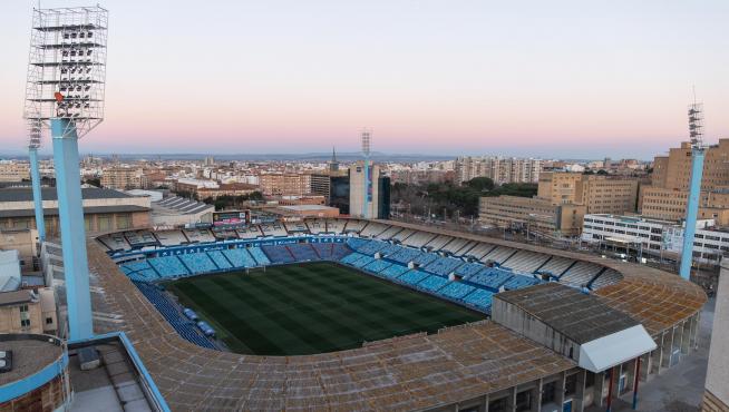Foto del estadio municipal de La Romareda en Zaragoza