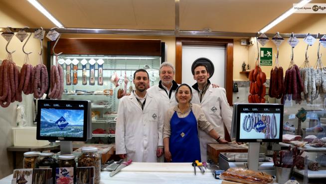 Empresa familiar de Embutidos Artesanos Melsa, en Graus.