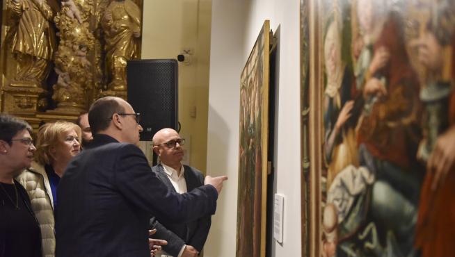El programa se ha presentado en la capilla del Museo, donde cuelgan las pinturas del maestro de Sijena.