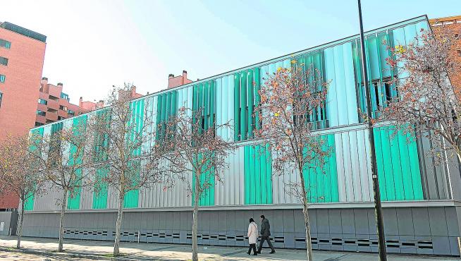 Exterior del nuevo centro de salud del Barrio Jesús, cuya obra ya ha finalizado.
