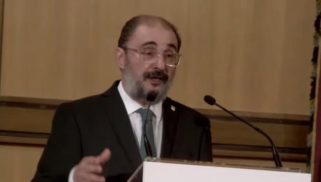 Intervención de Lambán.