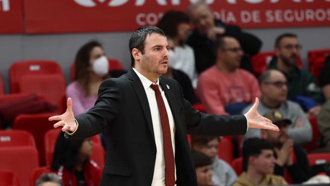 Carlos Cantero, entrenador del Casademont Zaragoza.