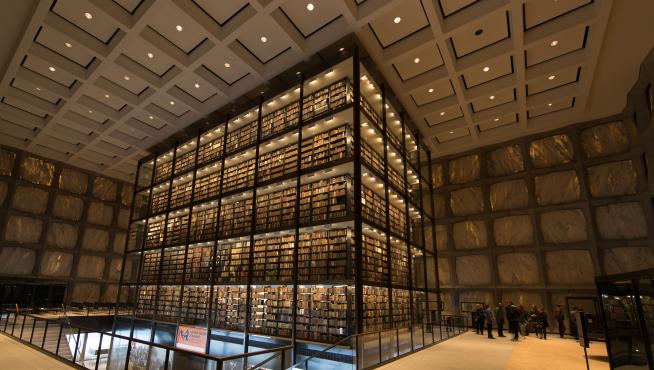 La Biblioteca Beinecke conserva un importante conjunto de manuscritos griegos y latinos procedentes de la Seo zaragozana.