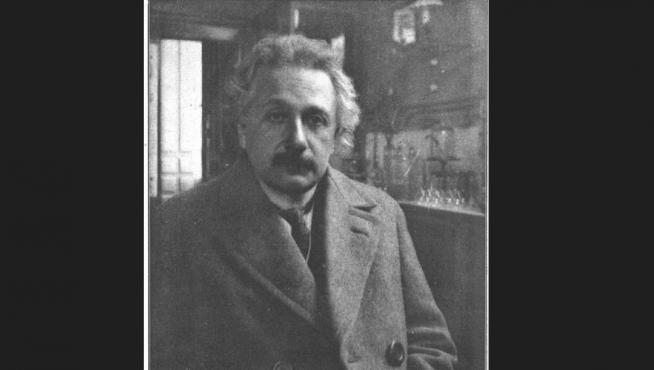 Einstein, en el laboratorio de Rocasolano