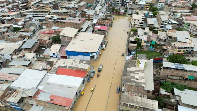Inundaciones por el ciclón Yaku en Perú