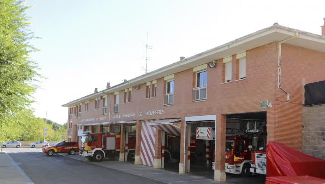 Imagen de archivo del parque de Bomberos de Huesca.