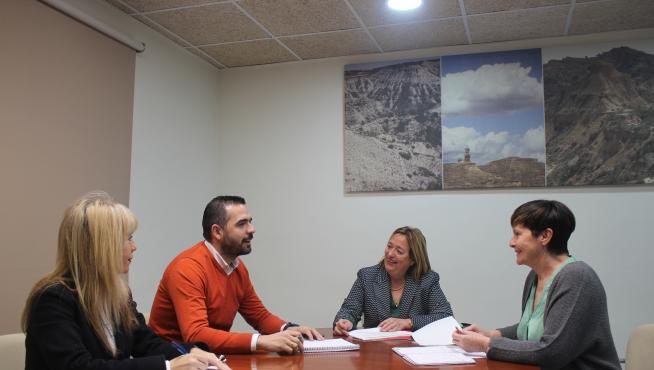 Un momento de la reunión.