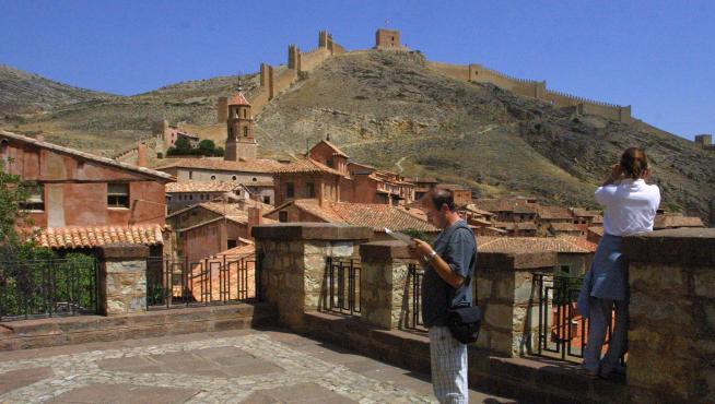 Albarracín, en la foto, se llena de turistas cada Semana Santa.