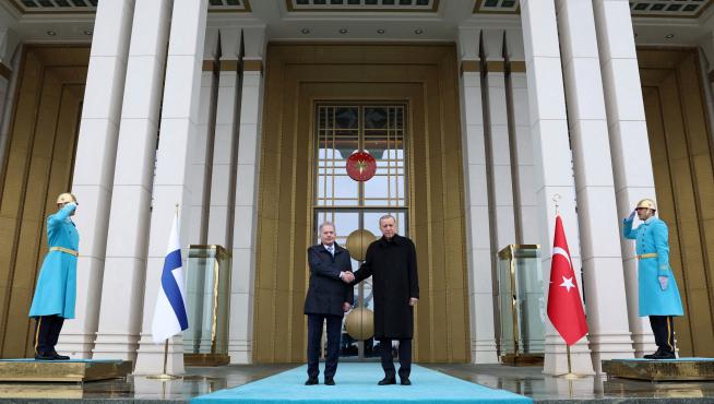 FILE PHOTO: Finland's President Niinisto visits Turkey