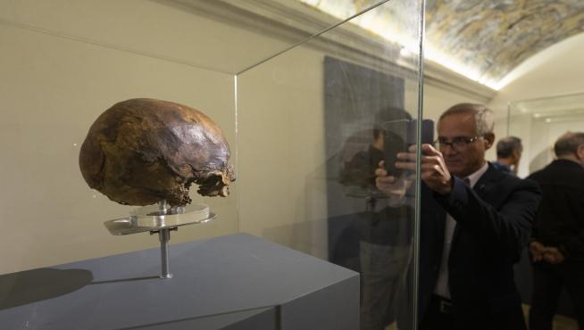 Inauguración de la exposición del Papa Luna
