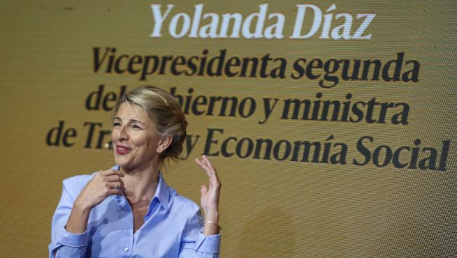 La ministra de Trabajo y Economía Social y vicepresidenta del Gobierno, Yolanda Díaz