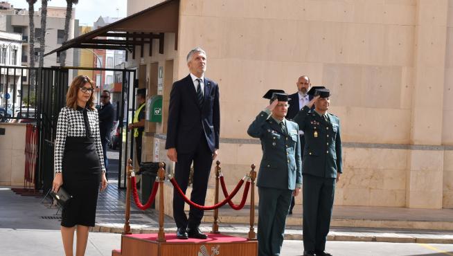 El ministro del Interior, Fernando Grande-Marlaska, visita la Jefatura Superior de Policía de Melilla y la Comandancia de la Guardia Civil de Melilla