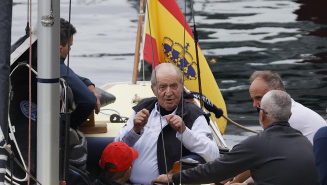 Visita de Juan Carlos I a Sanxenxo
