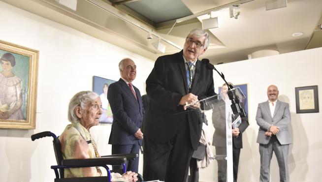 Fotos de la exposición 'María Cruz Sarvisé 100 años. Retratos'