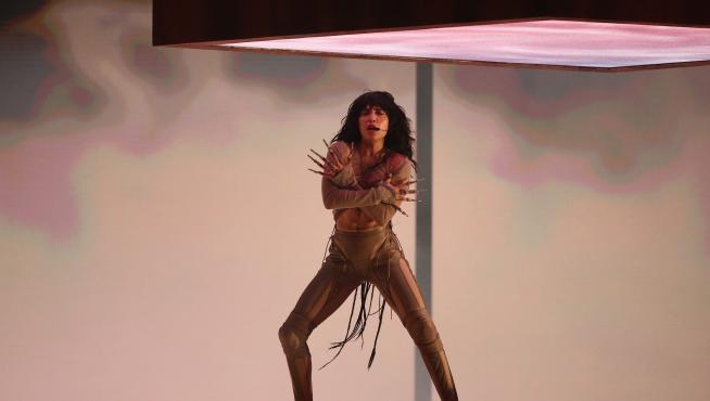 Loreen en uno de los ensayos de Eurovisión 2023.