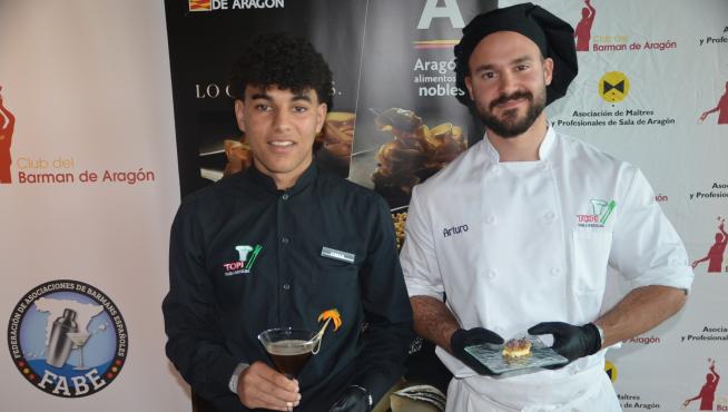 Ismael Lahssimi y Arturo Sobreviela, ganadores del concurso de escuelas de hostelería