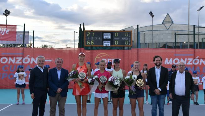 Finalistas del cuadro de dobles del Torneo Conchita Martínez.