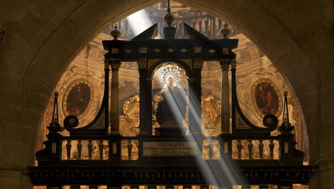 Asoleo en la catedral de Huesca.