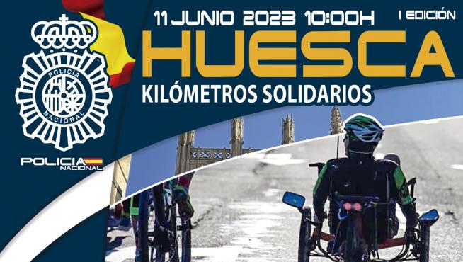 Cartel de la I Carrera Solidaria 'Ruta 091', a beneficio de Araela.