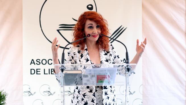 Angélica Morales ha ofrecido el discurso inaugural de la 39 Feria del Libro de Huesca