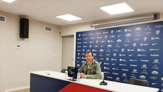 Ziganda, en la rueda de prensa de este viernes