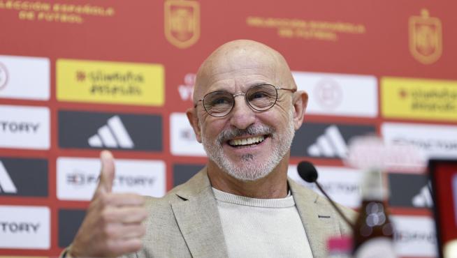 El seleccionador Luis de la Fuente.
