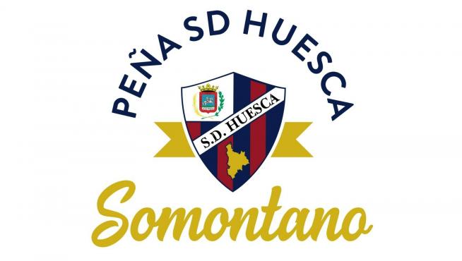 Escudo de la Peña SD Huesca Somontano.