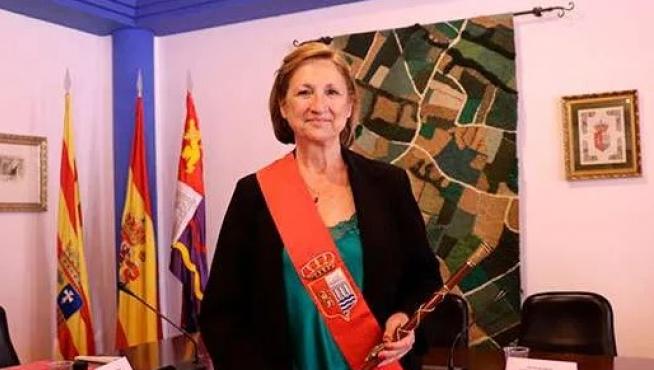 Pilar Villanueva, alcaldesa de la Puebla de Alfindén (Zaragoza)