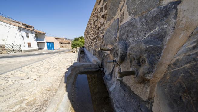 El calor extremo y la sequía afectan a pequeños pueblos de Teruel como Bádenas.