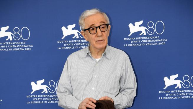 Woody Allen en el Festival de Venecia.