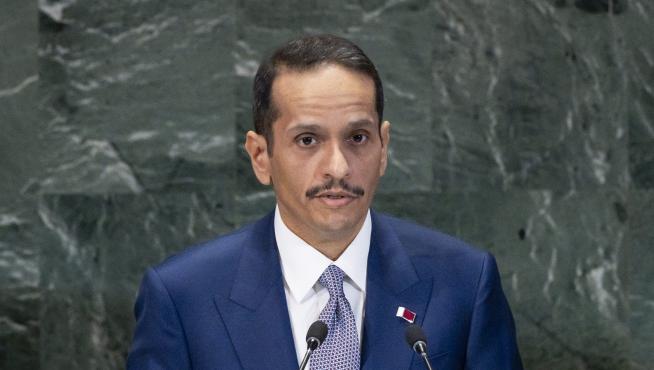 El primer ministro y ministro de Exteriores catarí, Mohamed bin Abderrahman Al Thani