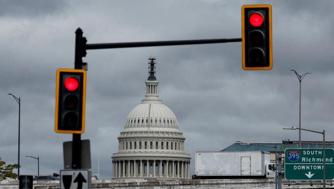 Vista del Capitolio, en Washington, Estados Unidos.