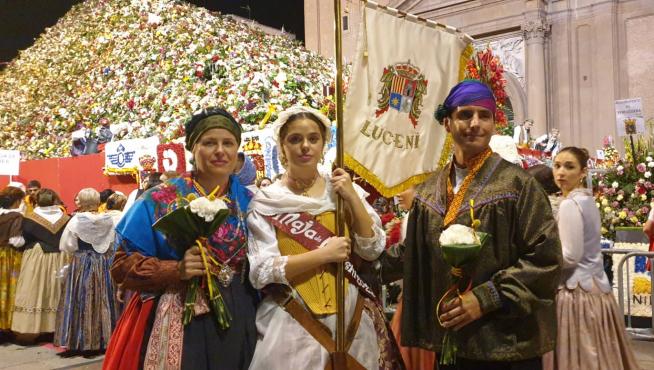 Luceni cierra la Ofrenda de Flores a la Virgen del Pilar 2023