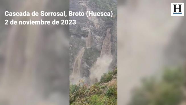 Cascada de Sorrosal en Broto, Huesca