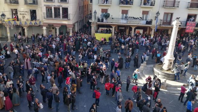 Ambiente que se respira en la plaza del Torico