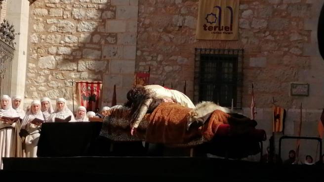 Muerte de Isabel sobre el lecho de Diego