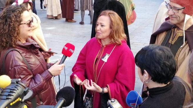 Mayte Pérez, en la fiesta de los Amantes de Teruel