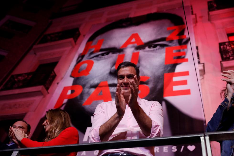 Victoria electoral del PSOE en las elecciones generales.