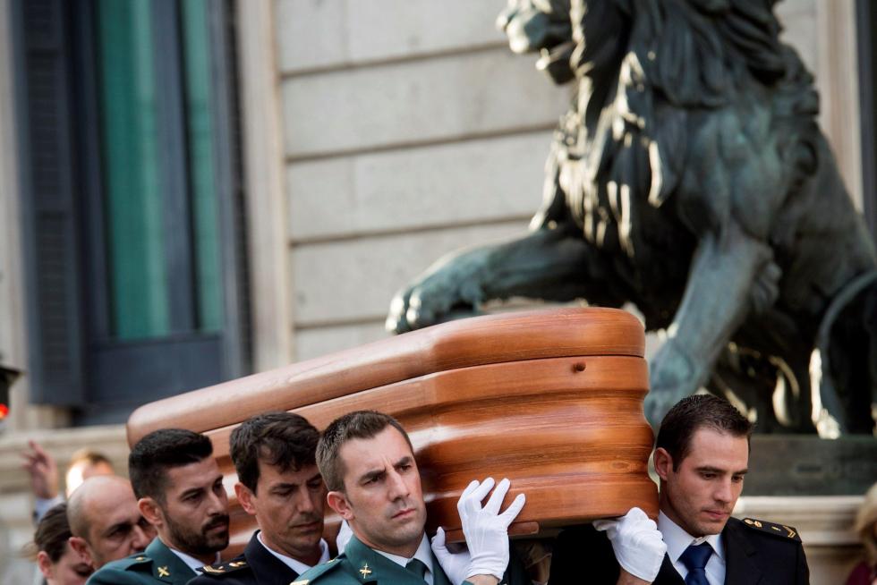 El Congreso despide a Alfredo Pérez Rubalcaba.