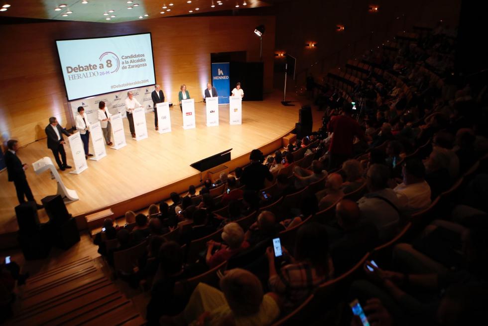 Debate a la alcaldía del Ayuntamiento de Zaragoza.