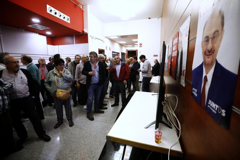 Resultados de las elecciones en Aragón 2019, en imágenes. PSOE
