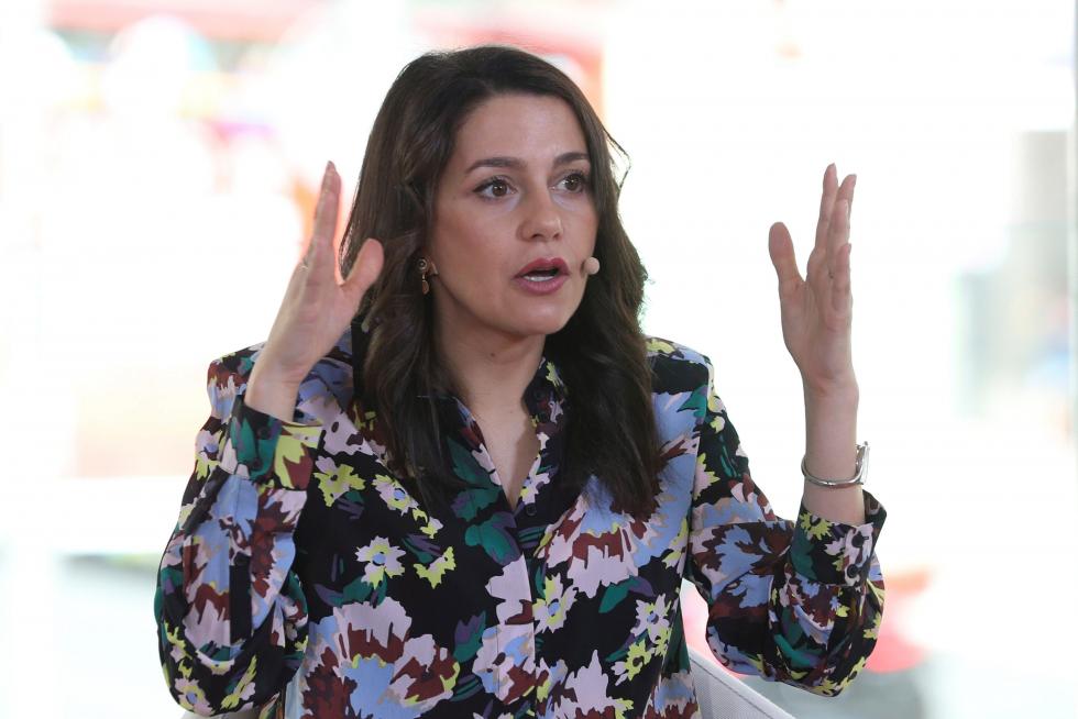 Inés Arrimadas, este domingo en una charla sobre la gestación subrrogada