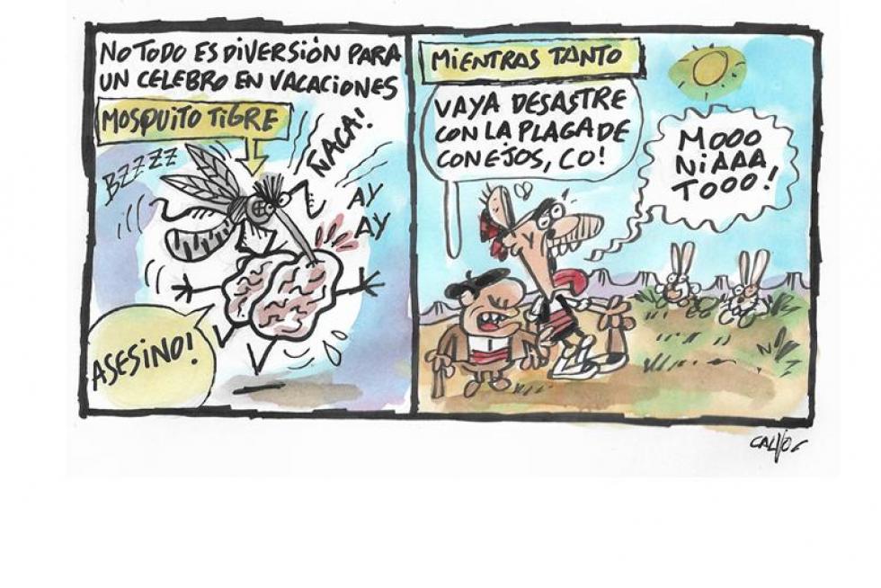 El mosquito tigre, visto por Supermaño