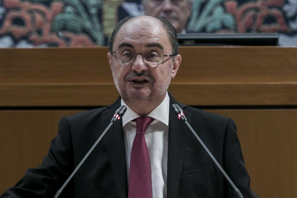 Sesión de investidura de Javier Lambán
