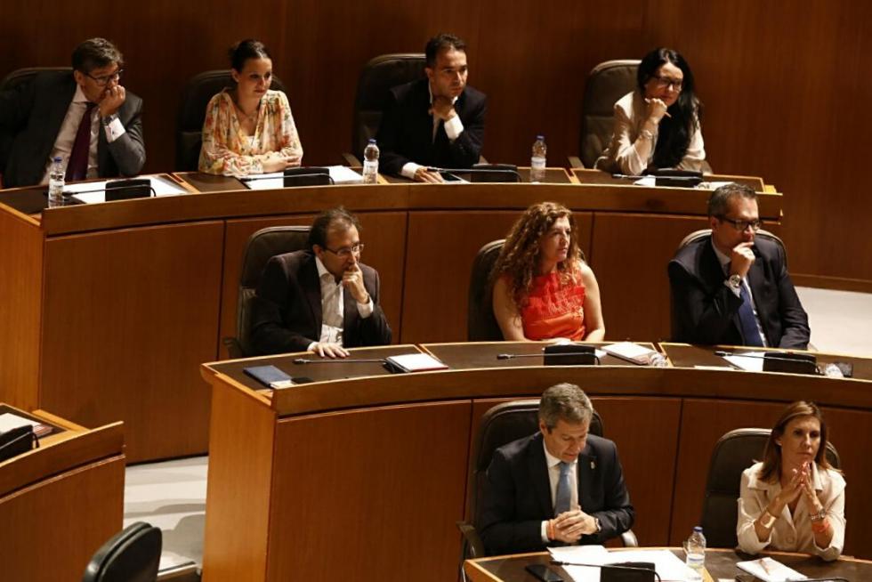 Segunda sesión de investidura de Javier Lambán.